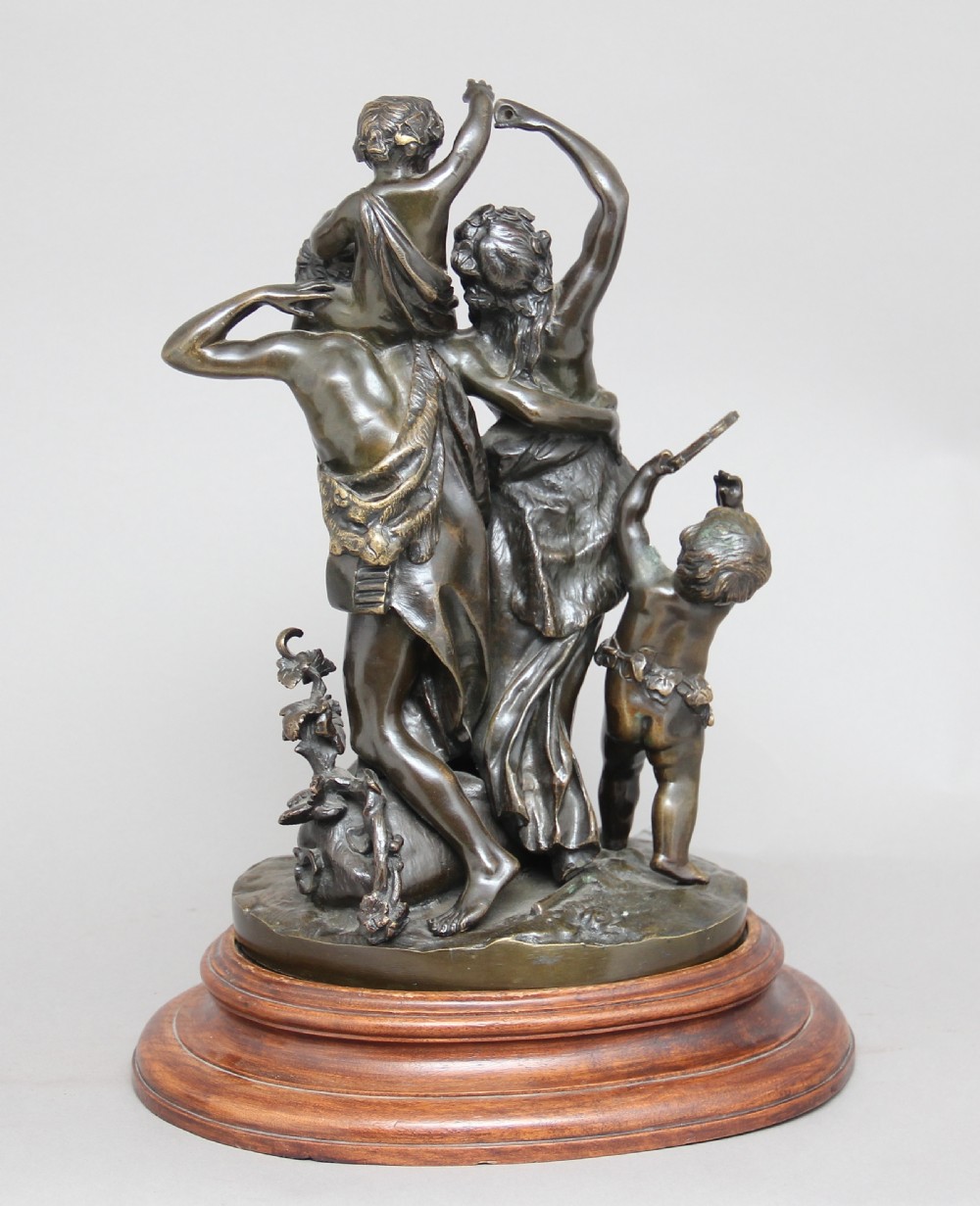 19th Century bronze figural group View III