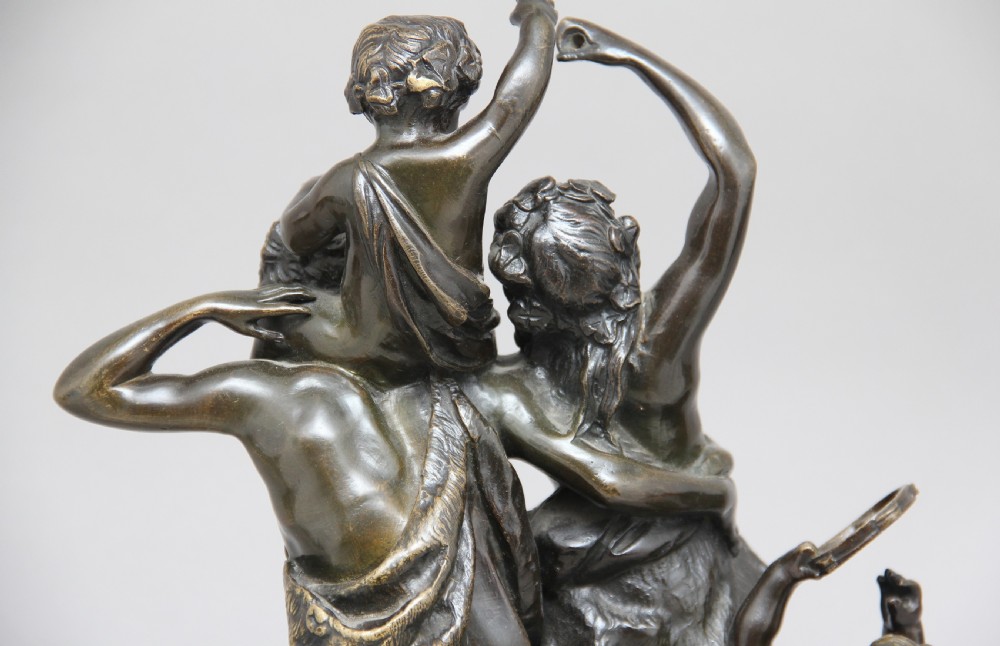 19th Century bronze figural group View V