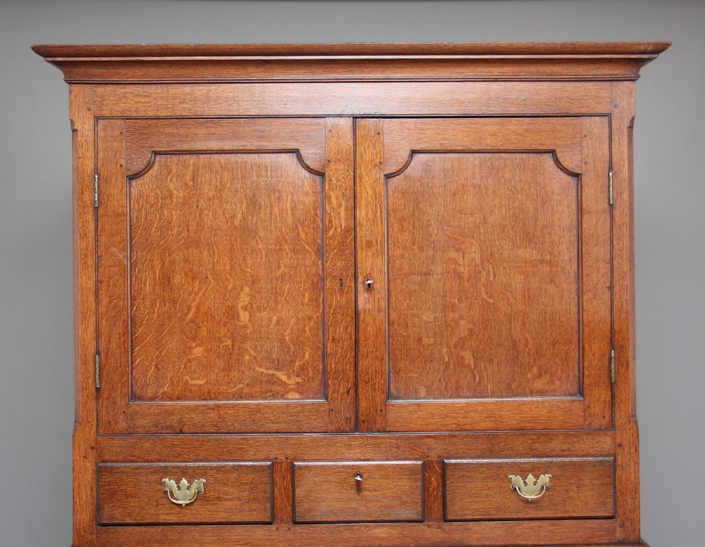 Early 19th Century oak food cupboard View VII