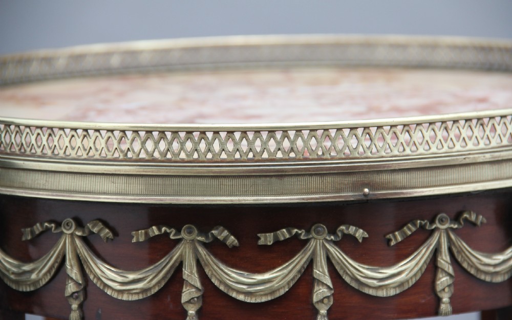 19th Century mahogany and brass occasional table View XI