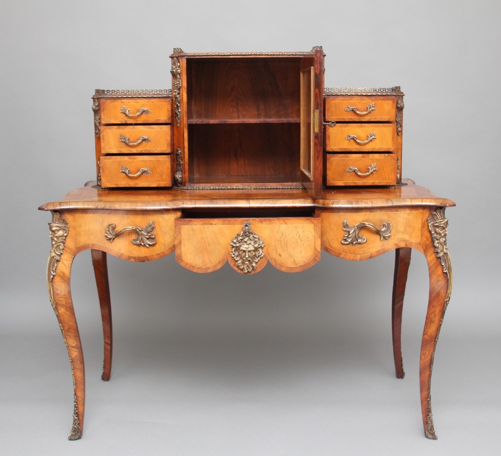 19th Century walnut Bonheur Du Jour View II