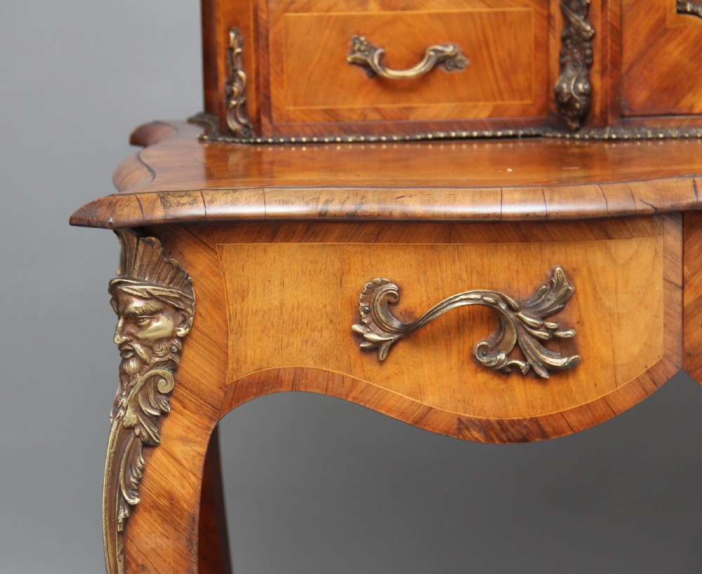 19th Century walnut Bonheur Du Jour View XIII