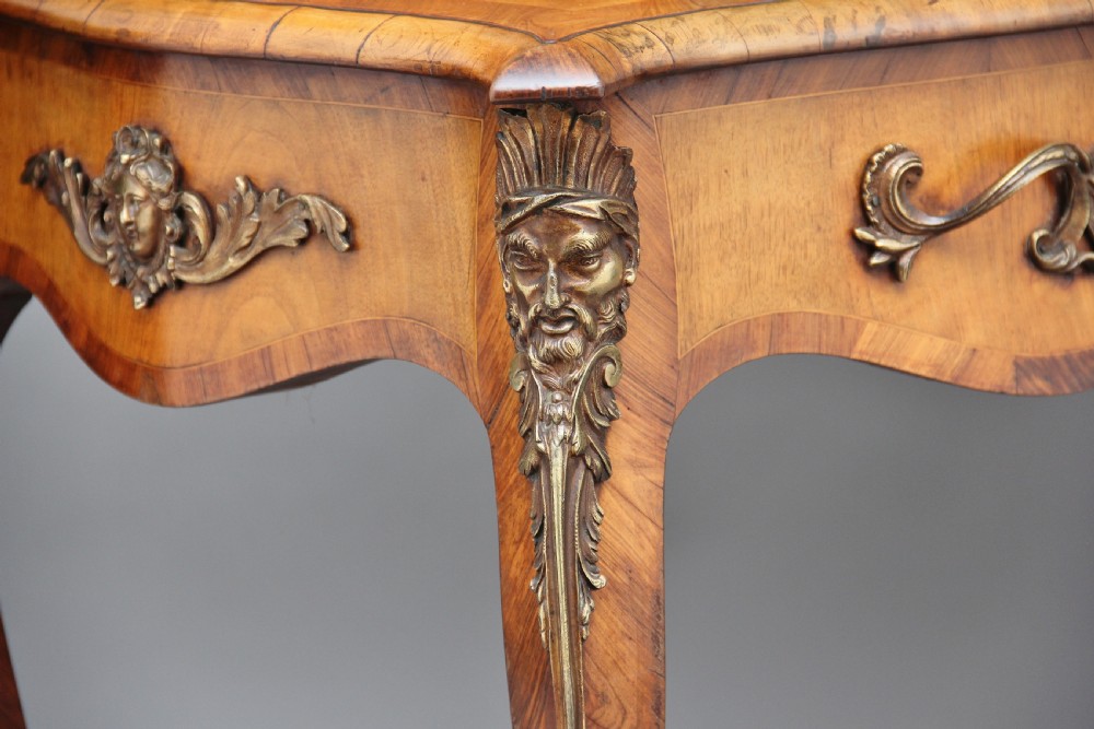 19th Century walnut Bonheur Du Jour View XVII