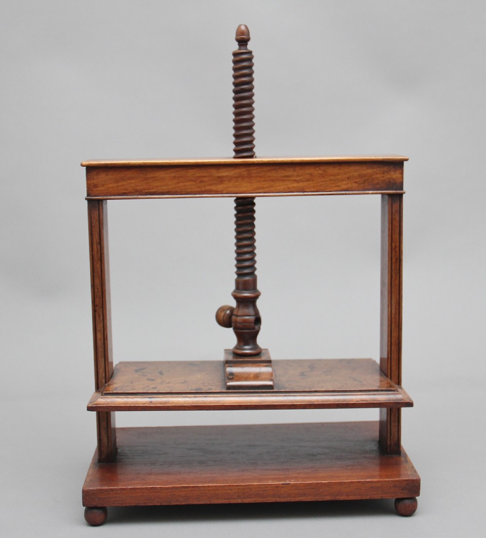 18th Century mahogany book press View V