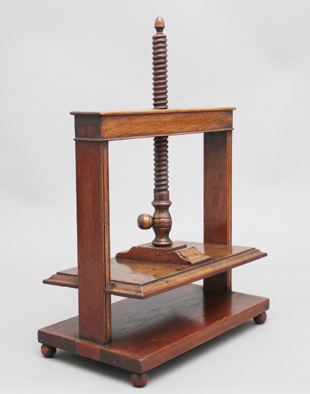 18th Century mahogany book press View VI