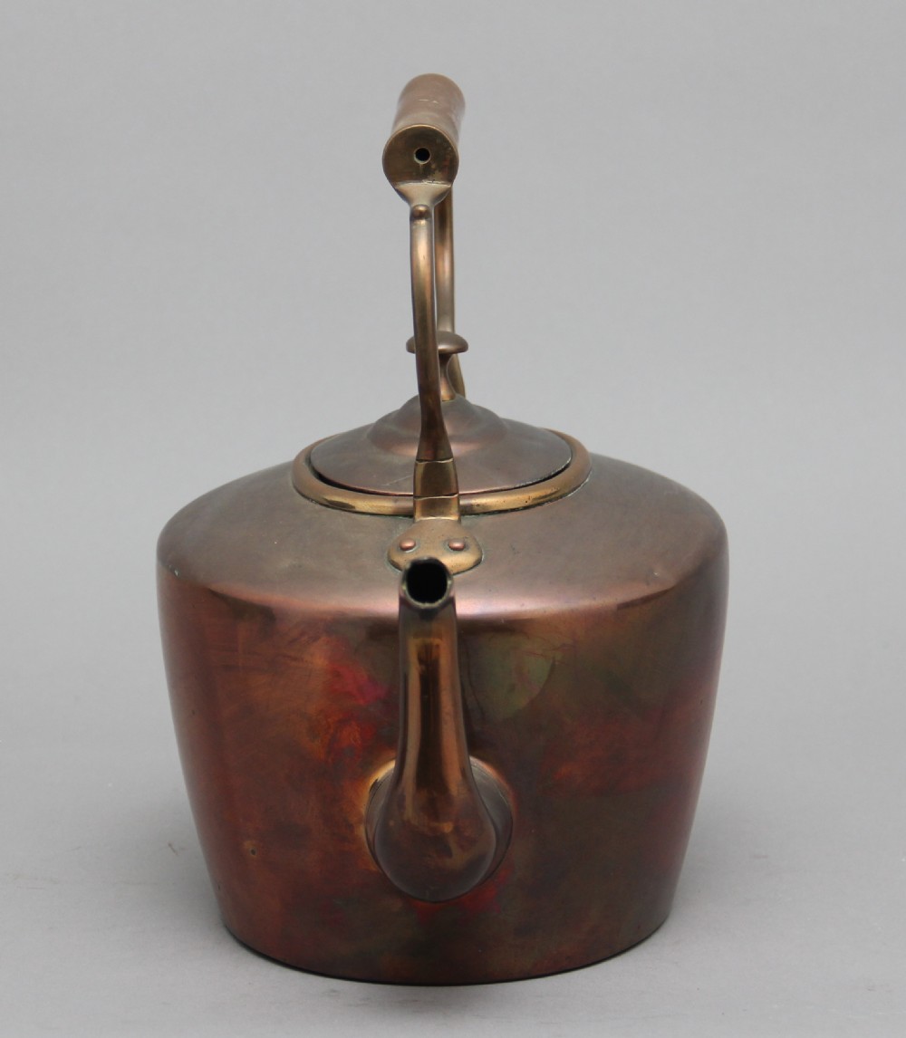 19th Century brass copper kettle View VI