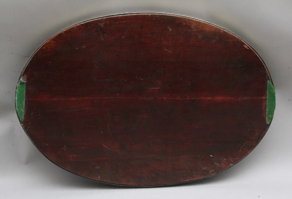 19th Century satinwood, brass and inlaid tray View IX
