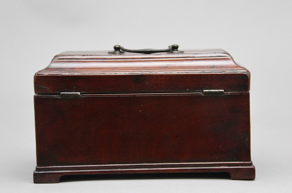 18th Century mahogany tea caddy View VII