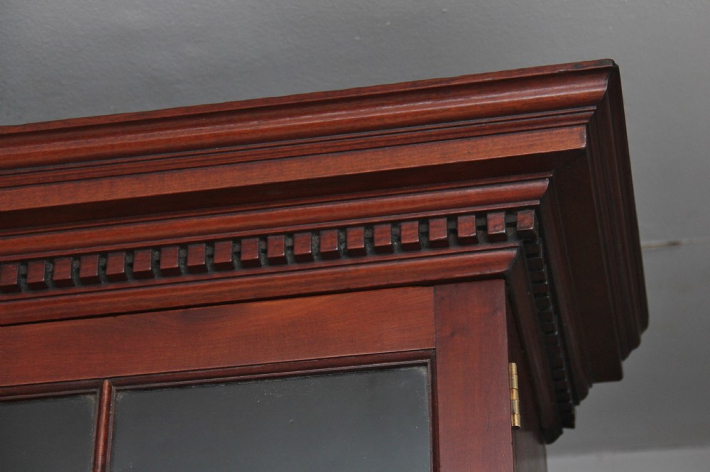 Early 19th Century mahogany breakfront bookcase View IX