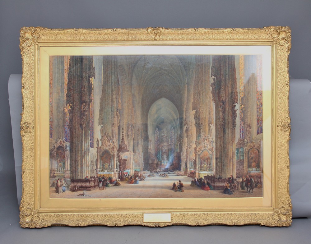 19th Century watercolour painting by Samuel Read 