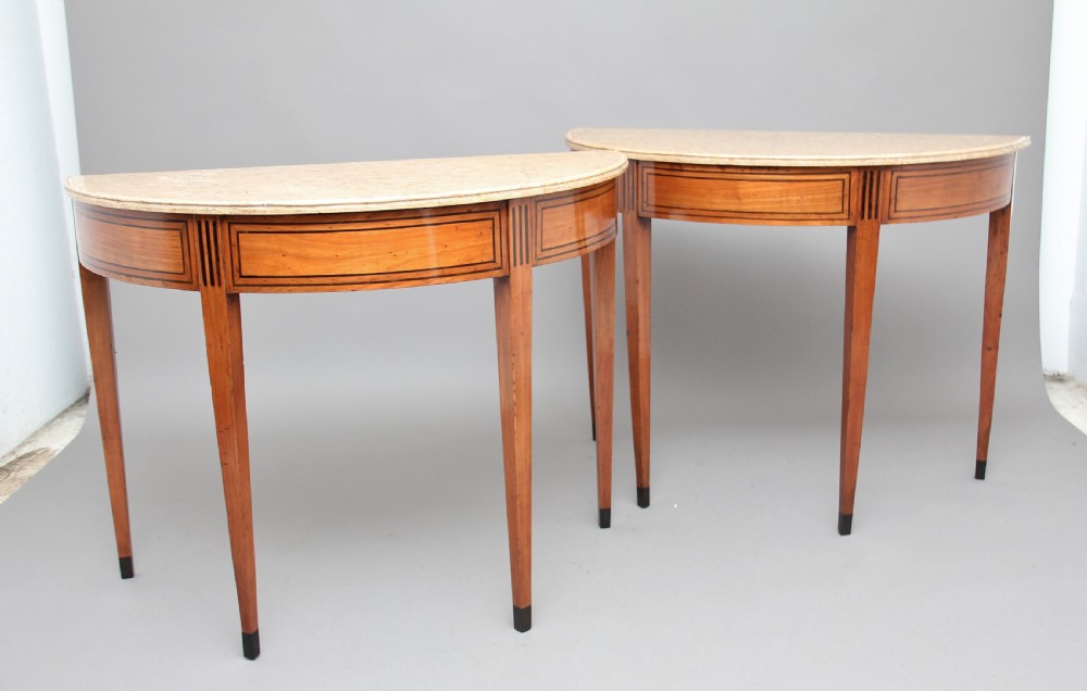 A pair of early 19th Century Italian console tables View II