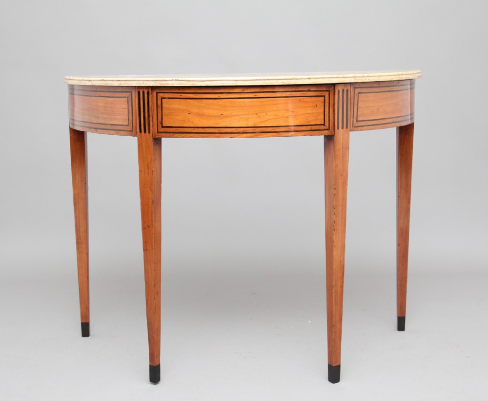 A pair of early 19th Century Italian console tables View VI