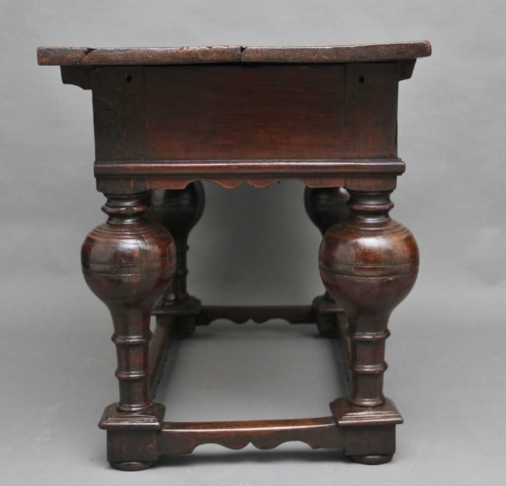 Early 18th Century oak center table View V