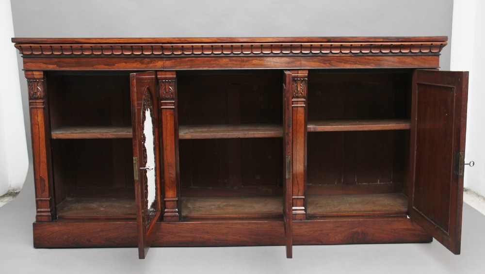 19th Century rosewood side cabinet View II