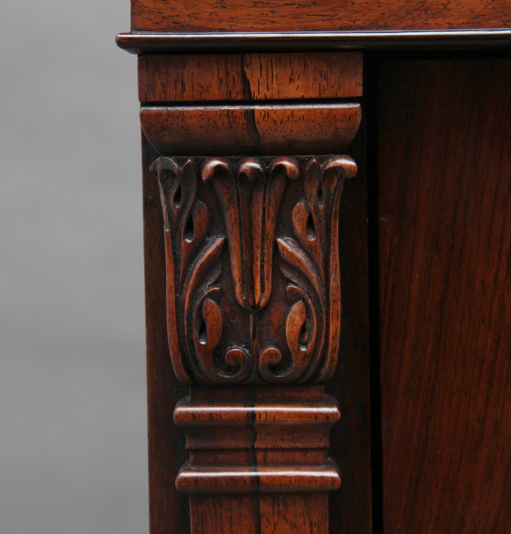 19th Century rosewood side cabinet View X