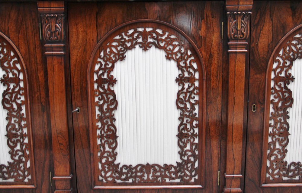 19th Century rosewood side cabinet View XI
