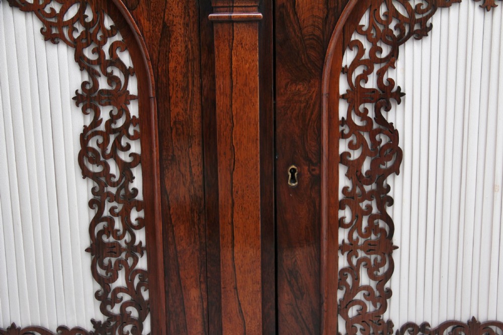 19th Century rosewood side cabinet View XVI