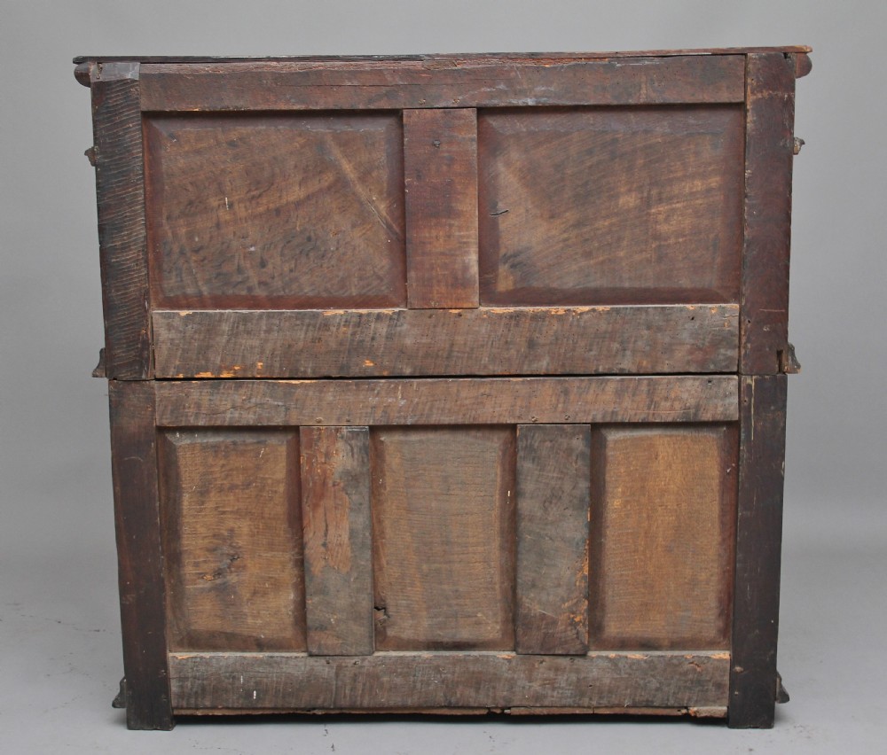 17th Century oak enclosed chest of drawers View VII