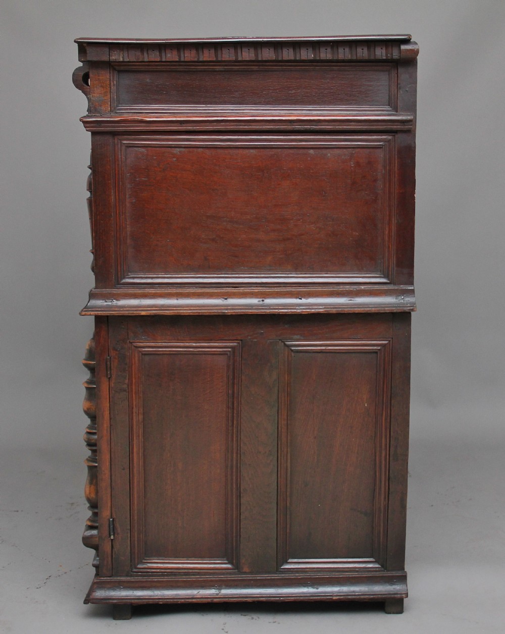 17th Century oak enclosed chest of drawers View VIII