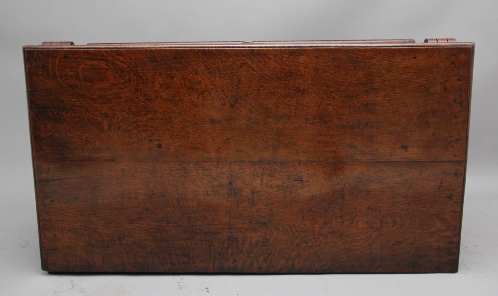 17th Century oak enclosed chest of drawers View IX