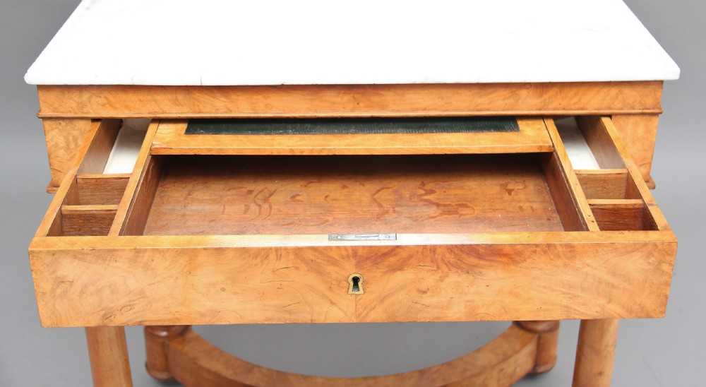 19th Century  burr elm dressing table View IX