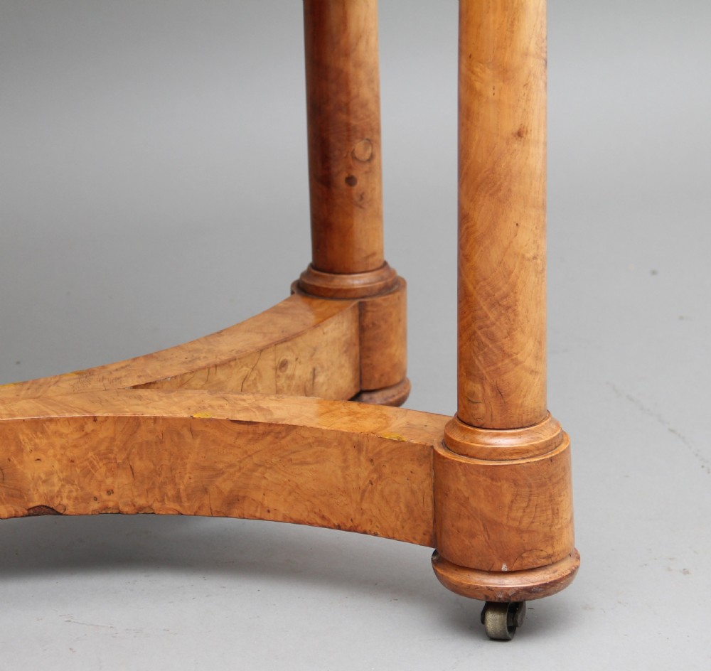 19th Century  burr elm dressing table View XI