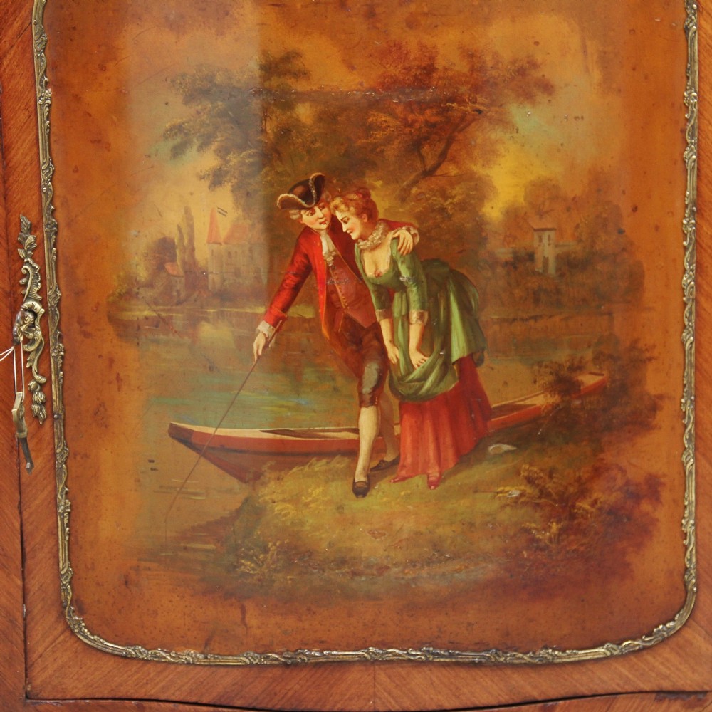 19th Century French Kingwood and brass mounted cabinet View III