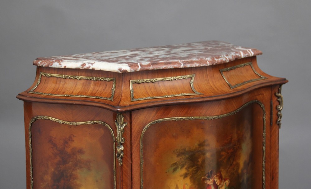 19th Century French Kingwood and brass mounted cabinet View VI