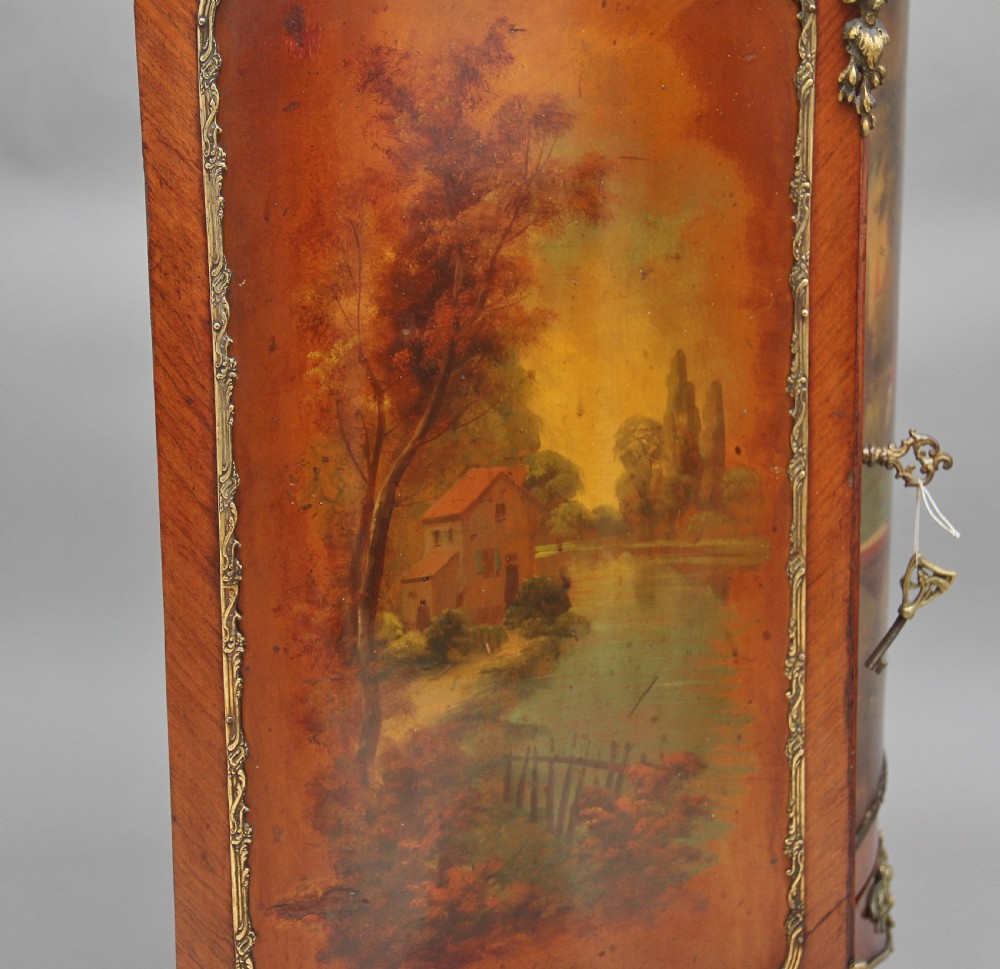 19th Century French Kingwood and brass mounted cabinet View X