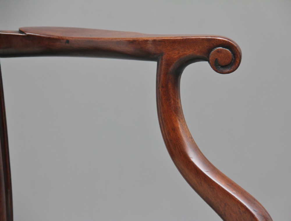 Pair of early 20th Chippendale style armchairs View XII
