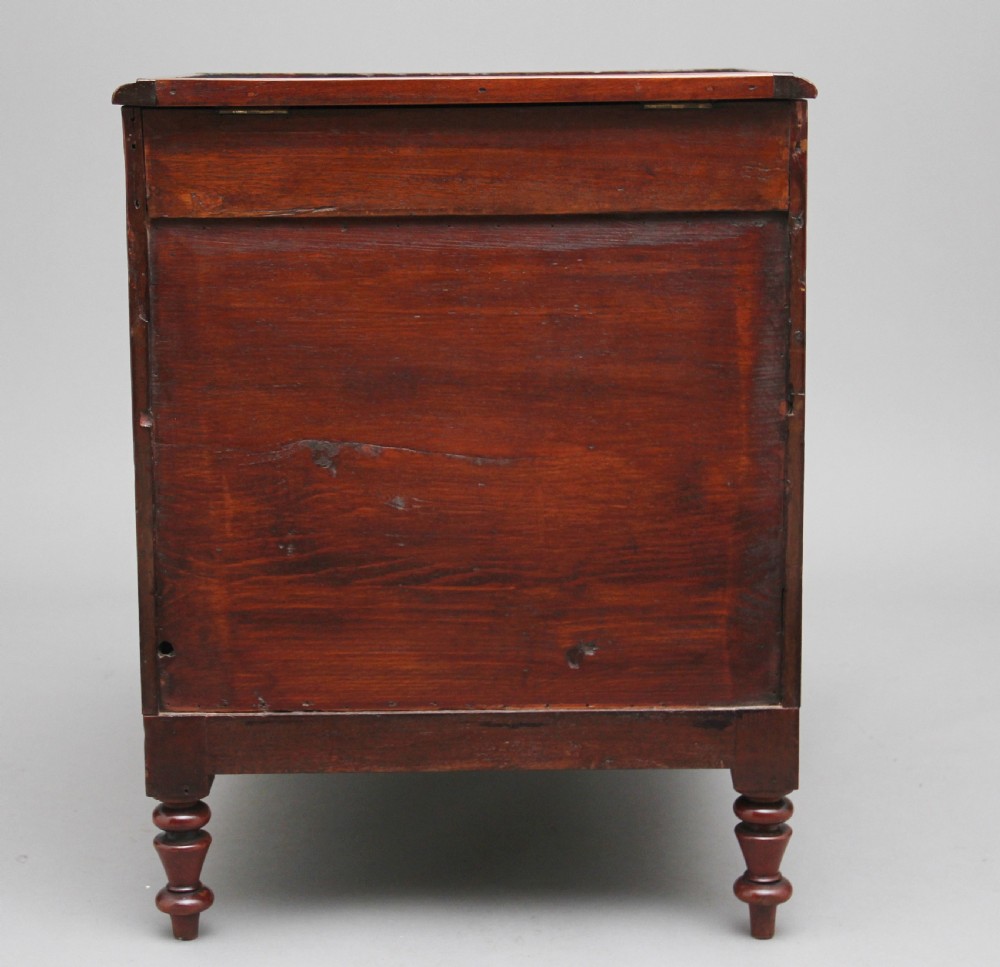 19th Century mahogany library steps View VI