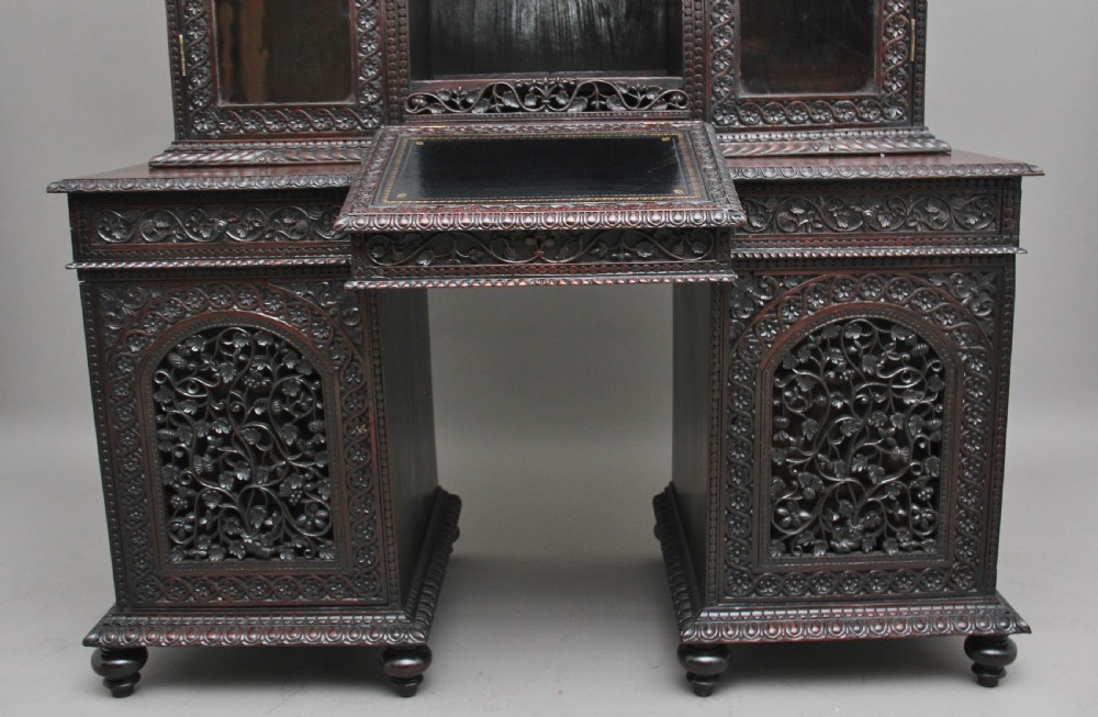 19th Century Anglo-Indian bookcase View XI