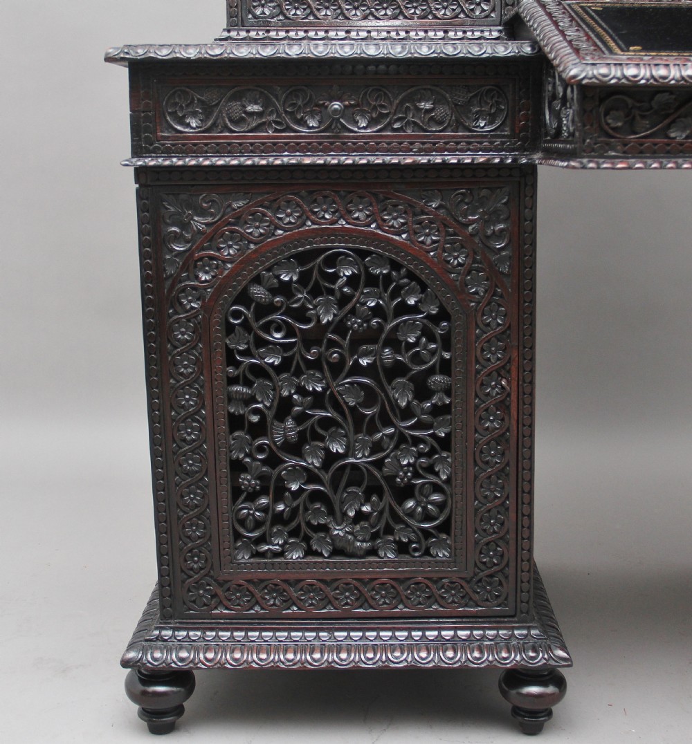 19th Century Anglo-Indian bookcase View XIII