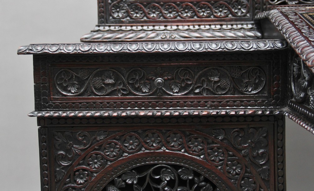 19th Century Anglo-Indian bookcase View XIX