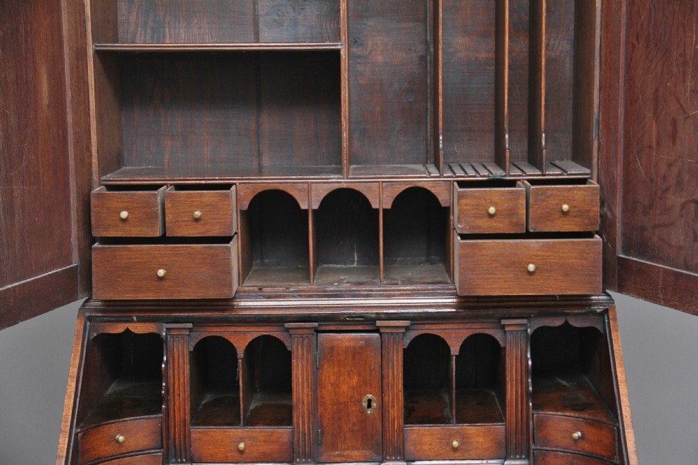 Burr walnut bureau bookcase View VI