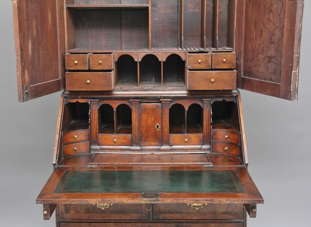 Burr walnut bureau bookcase View VII