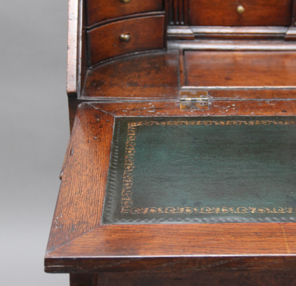 Burr walnut bureau bookcase View XV