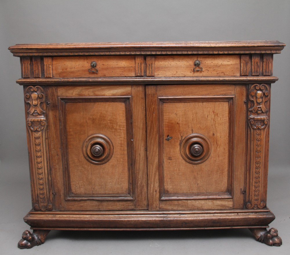 18th Century Italian walnut cabinet