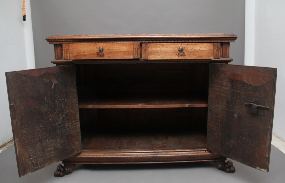 18th Century Italian walnut cabinet View II