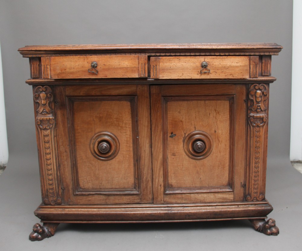 18th Century Italian walnut cabinet View III