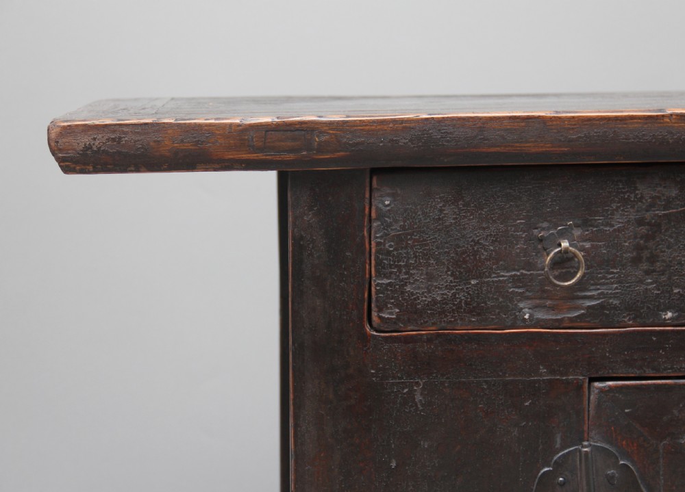 19th Century Chinese rustic elm dresser View III