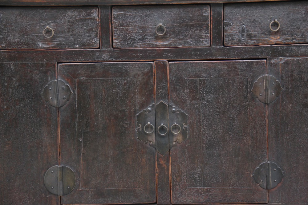 19th Century Chinese rustic elm dresser View IV