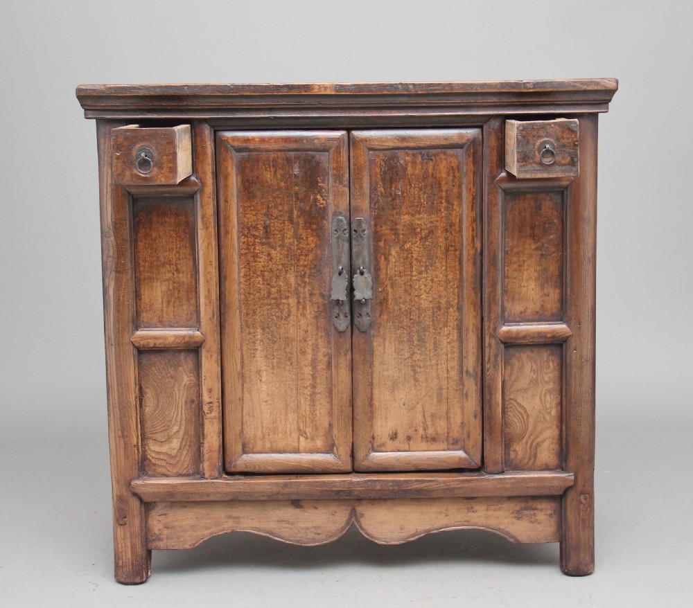 19th Century Chinese elm rustic dresser View III