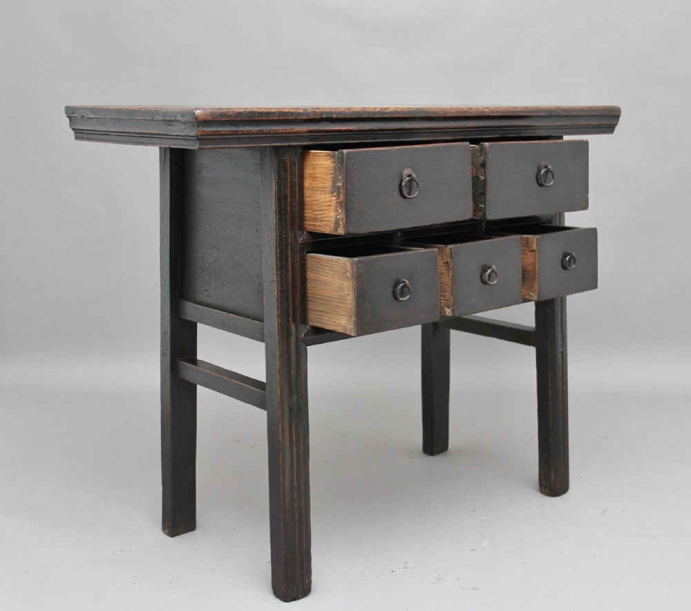 19th Century Chinese elm dresser View IV