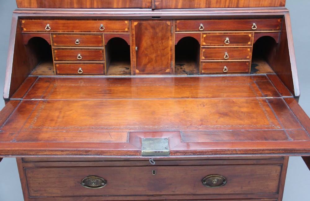 18th Century mahogany bureau bookcase View VII