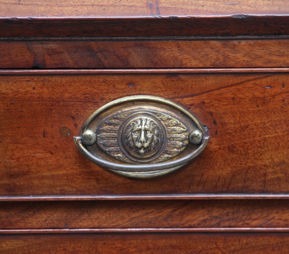 18th Century mahogany bureau bookcase View XIII