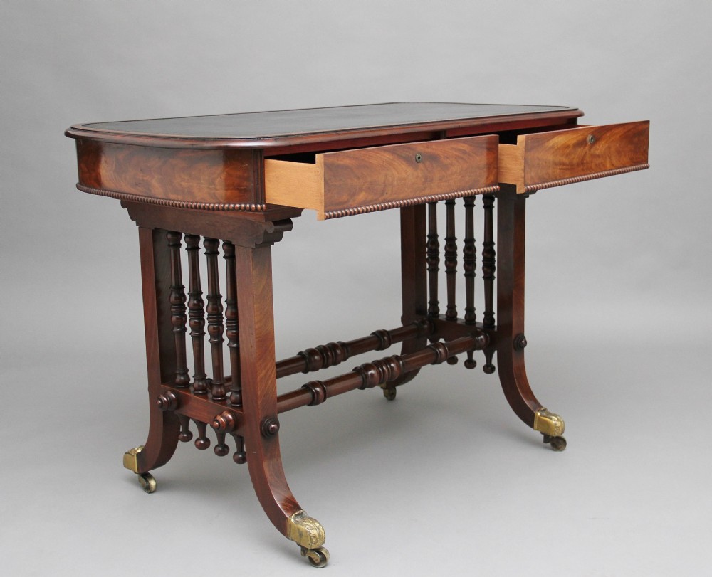 Early 19th Century Mahogany Writing Table View II