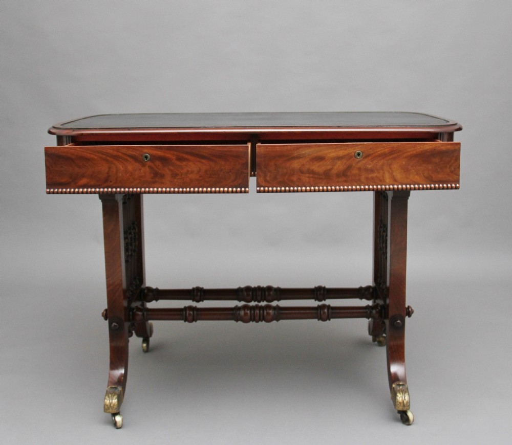 Early 19th Century Mahogany Writing Table View IV