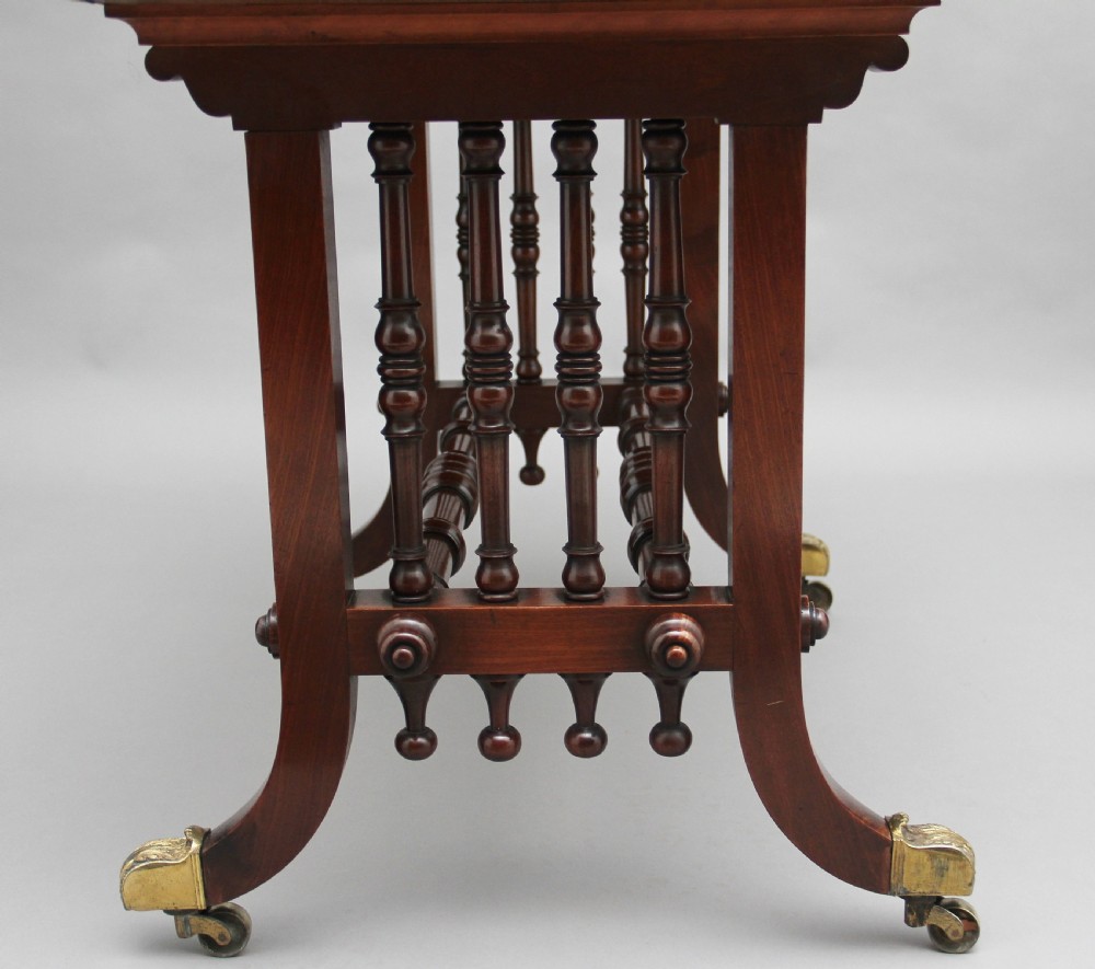Early 19th Century Mahogany Writing Table View XIII