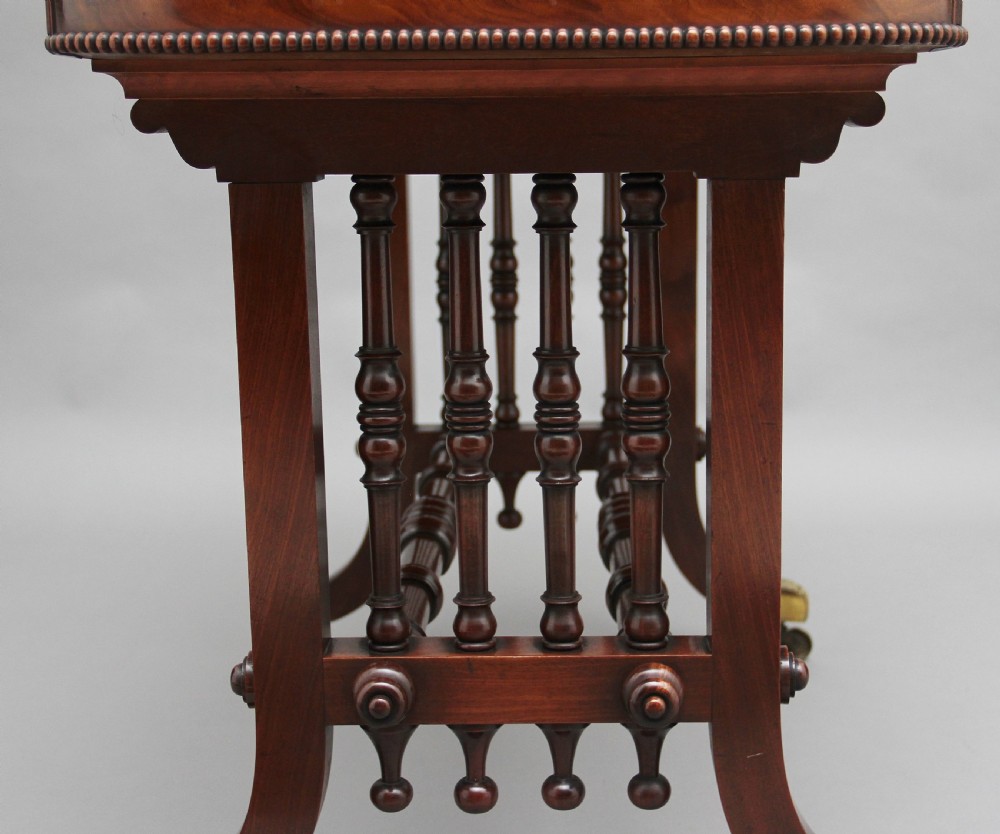 Early 19th Century Mahogany Writing Table View XIV